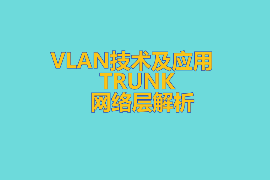 VLAN技术及应用 、 TRUNK 、 网络层解析